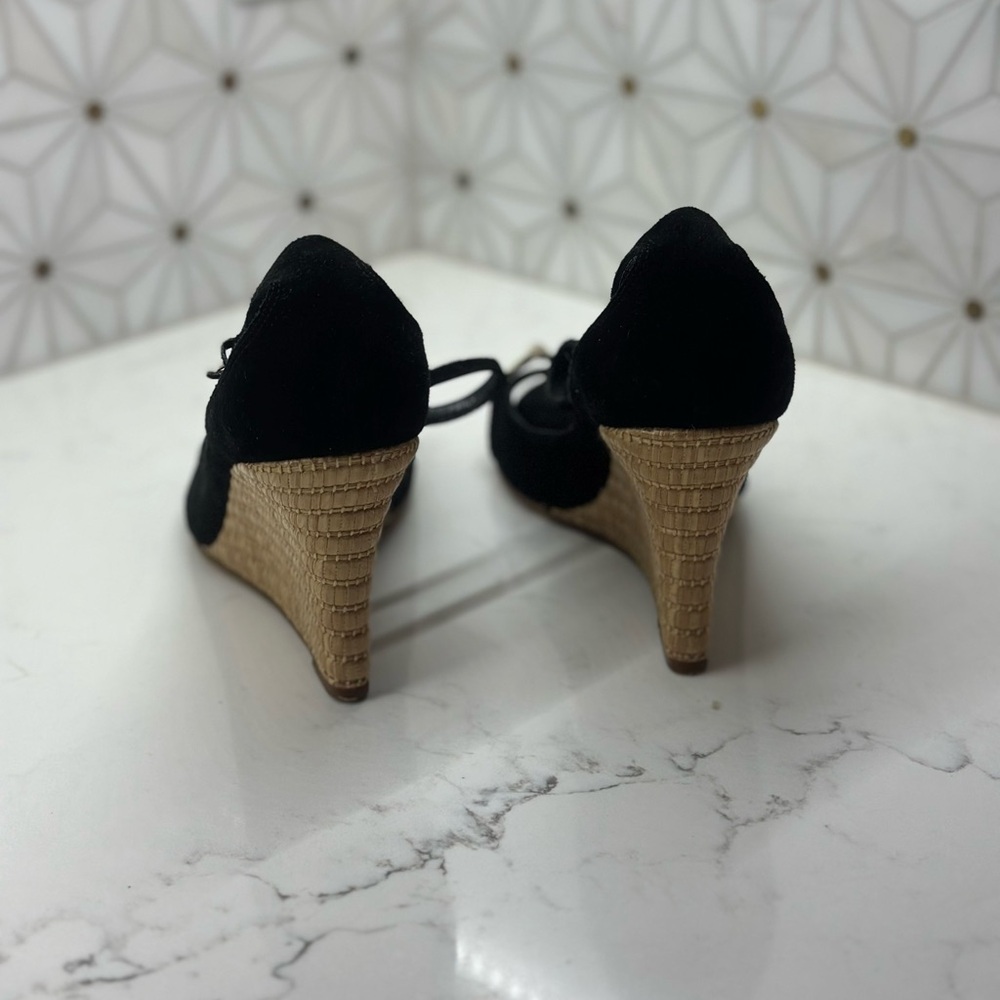 Gucci Black Wedge Sandals - Picture 3 of 5